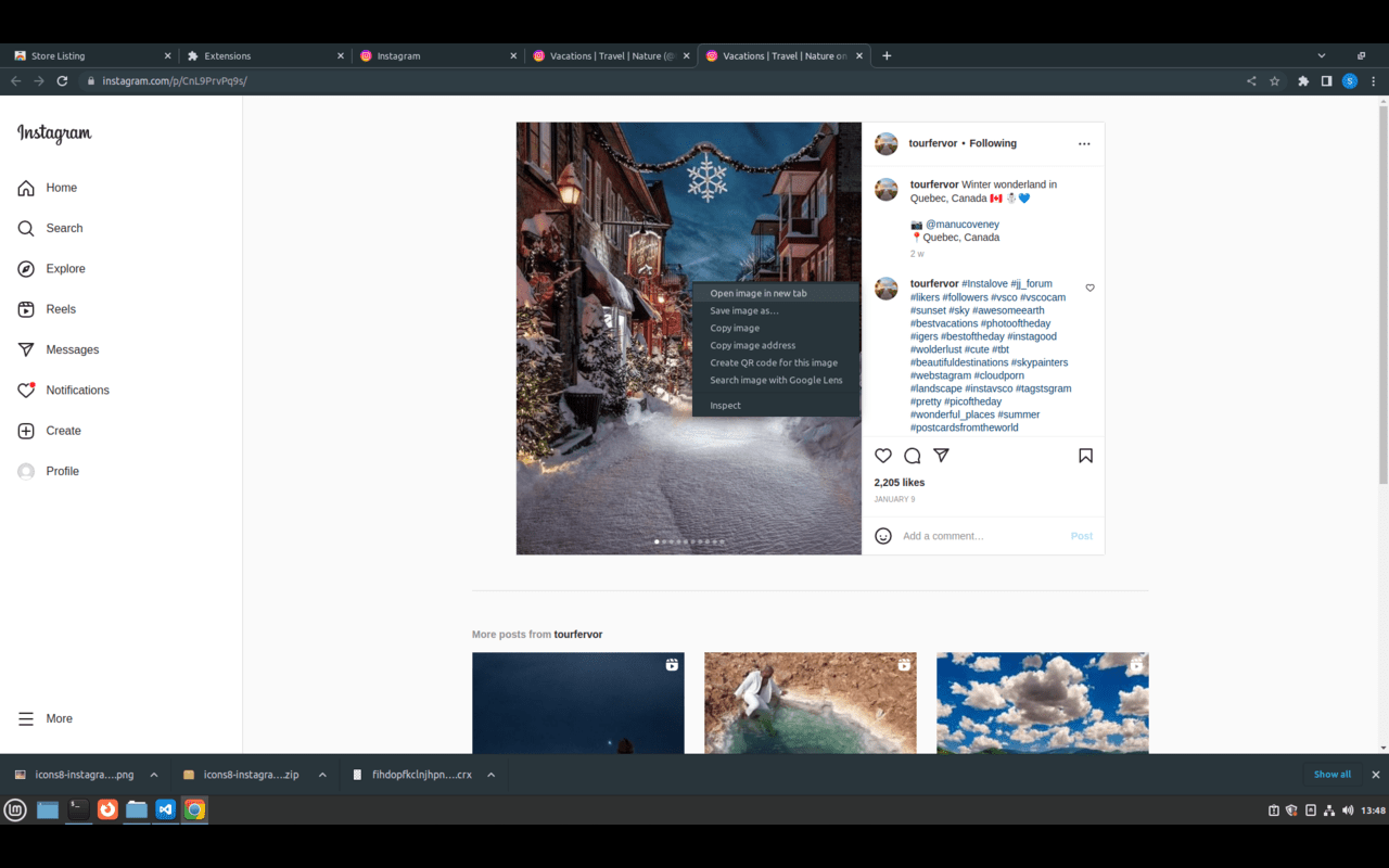 Image Copier For Instagram chrome谷歌浏览器插件_扩展第2张截图