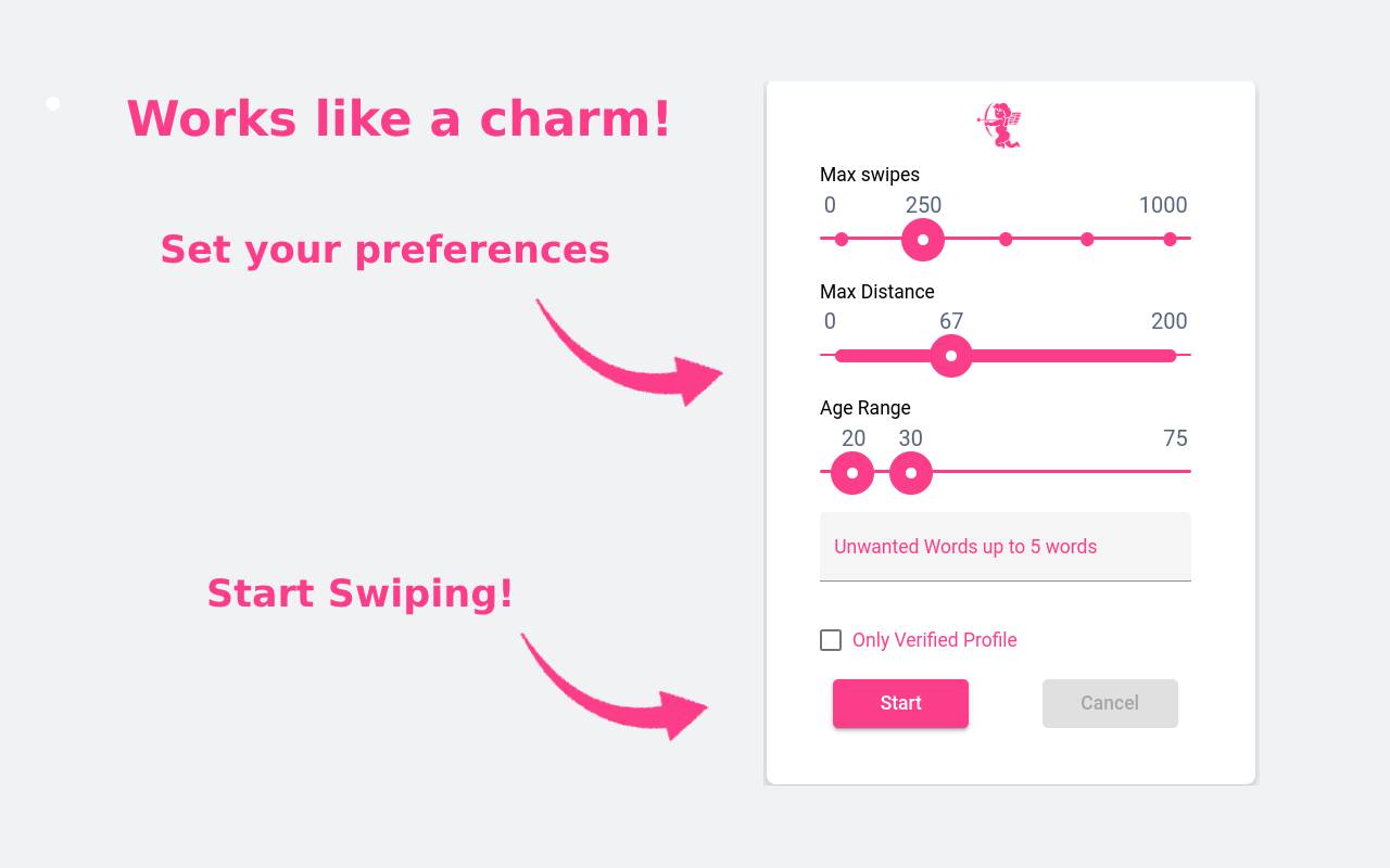 SwipeMate Tinder Auto Swiper chrome谷歌浏览器插件_扩展第2张截图