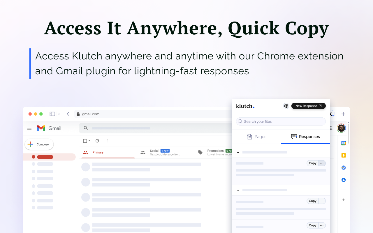 Canned Responses & Company Wiki - Klutch chrome谷歌浏览器插件_扩展第2张截图