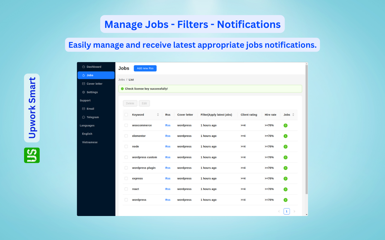 Upwork Smart - AI Assistant & Quick Apply Latest Jobs chrome谷歌浏览器插件_扩展第2张截图