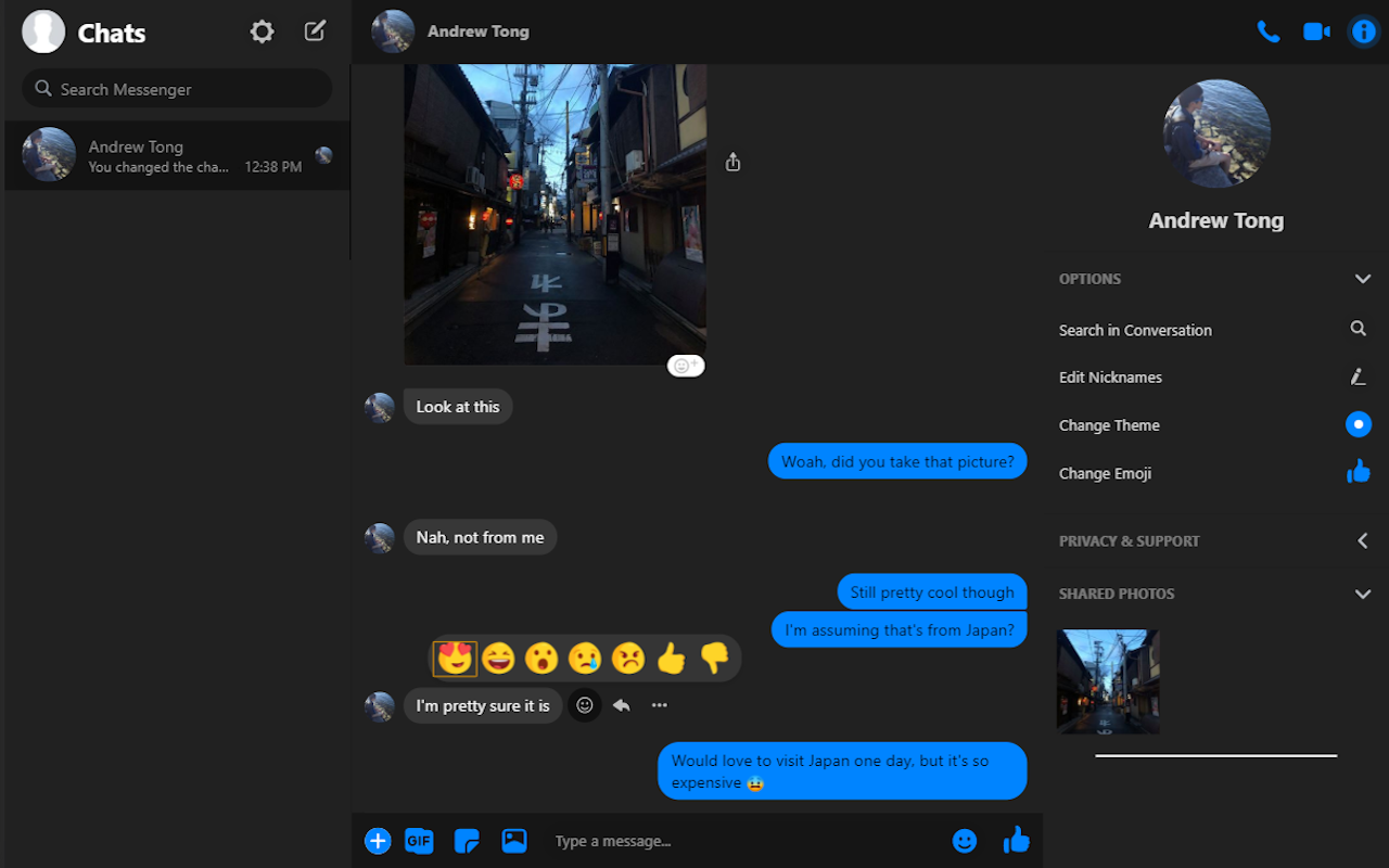 Nightmode Messenger chrome谷歌浏览器插件_扩展第2张截图