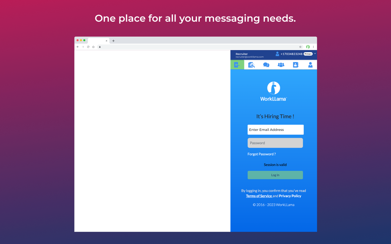 WorkLLama Messaging chrome谷歌浏览器插件_扩展第4张截图
