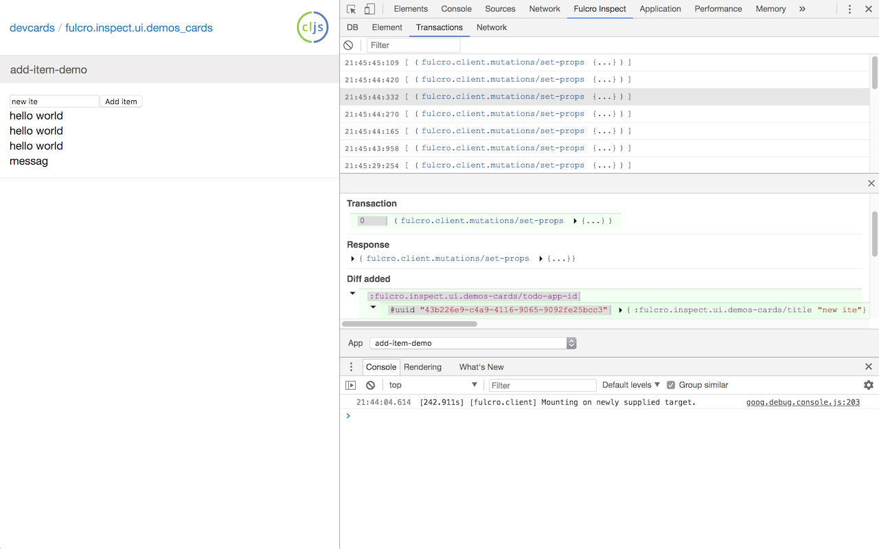 Fulcro Inspect chrome谷歌浏览器插件_扩展第3张截图