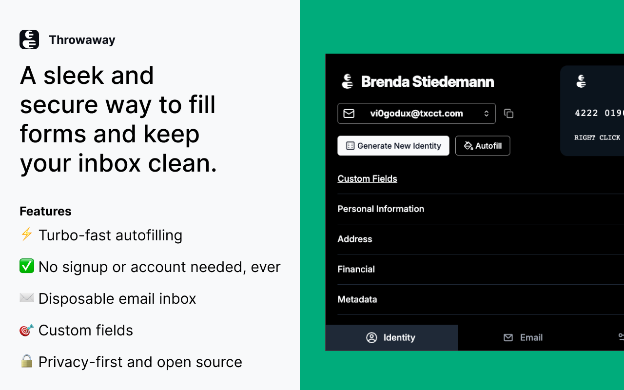 Throwaway chrome谷歌浏览器插件_扩展第2张截图