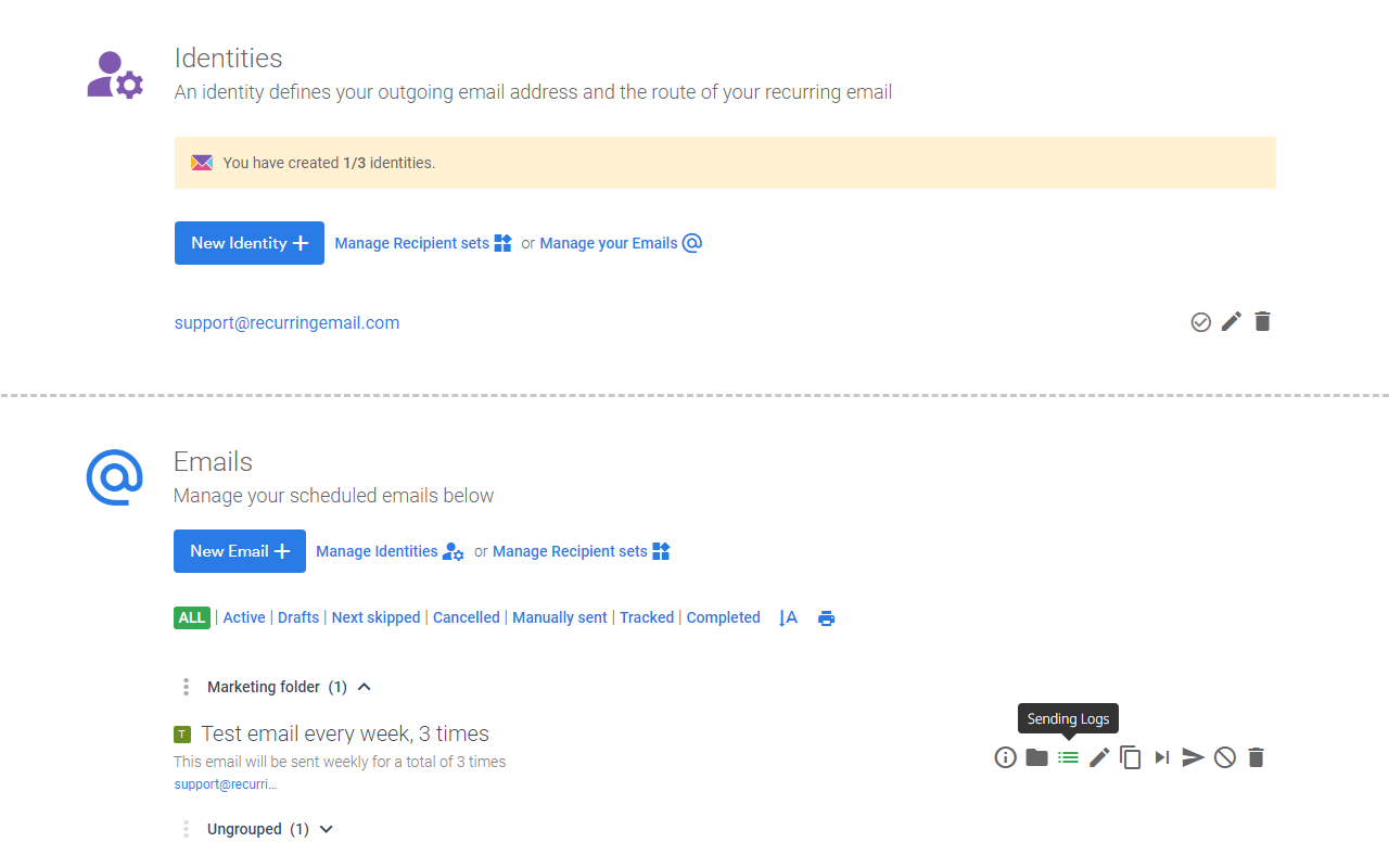 Recurring Email chrome谷歌浏览器插件_扩展第2张截图