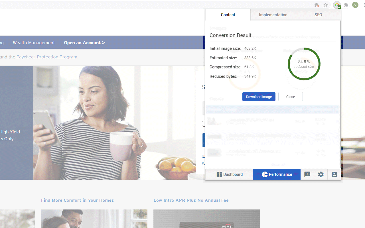 PageOptimus - website speed optimizer chrome谷歌浏览器插件_扩展第2张截图
