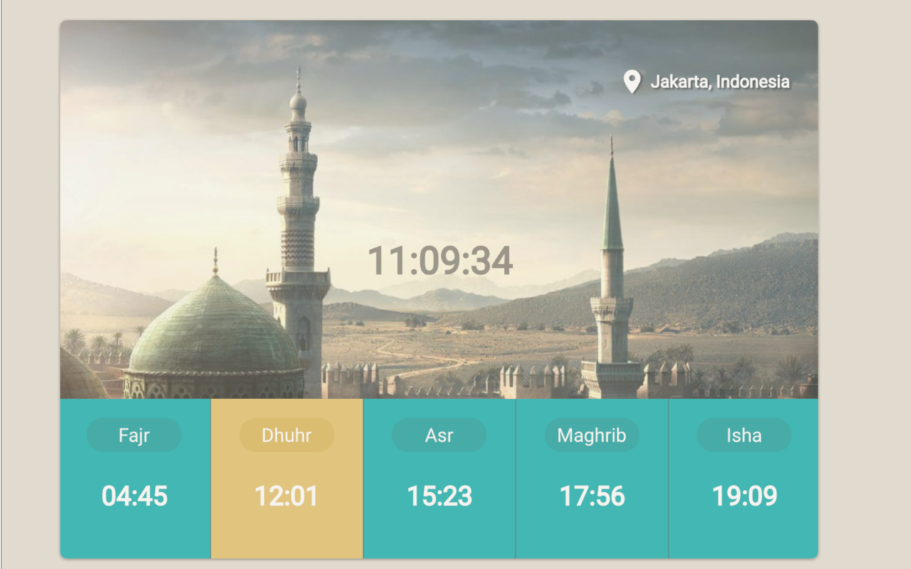 Yuk Sholat! chrome谷歌浏览器插件_扩展第2张截图