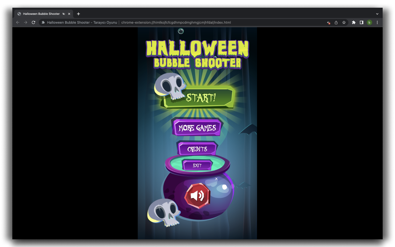 Halloween Bubble Shooter chrome谷歌浏览器插件_扩展第1张截图