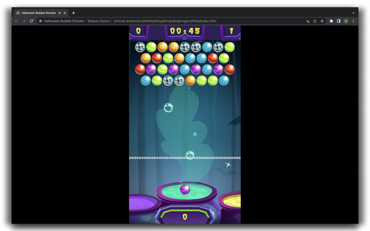 Halloween Bubble Shooter chrome谷歌浏览器插件_扩展第3张截图