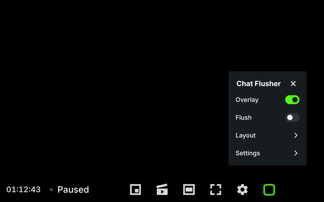 Kick Chat Flusher chrome谷歌浏览器插件_扩展第1张截图