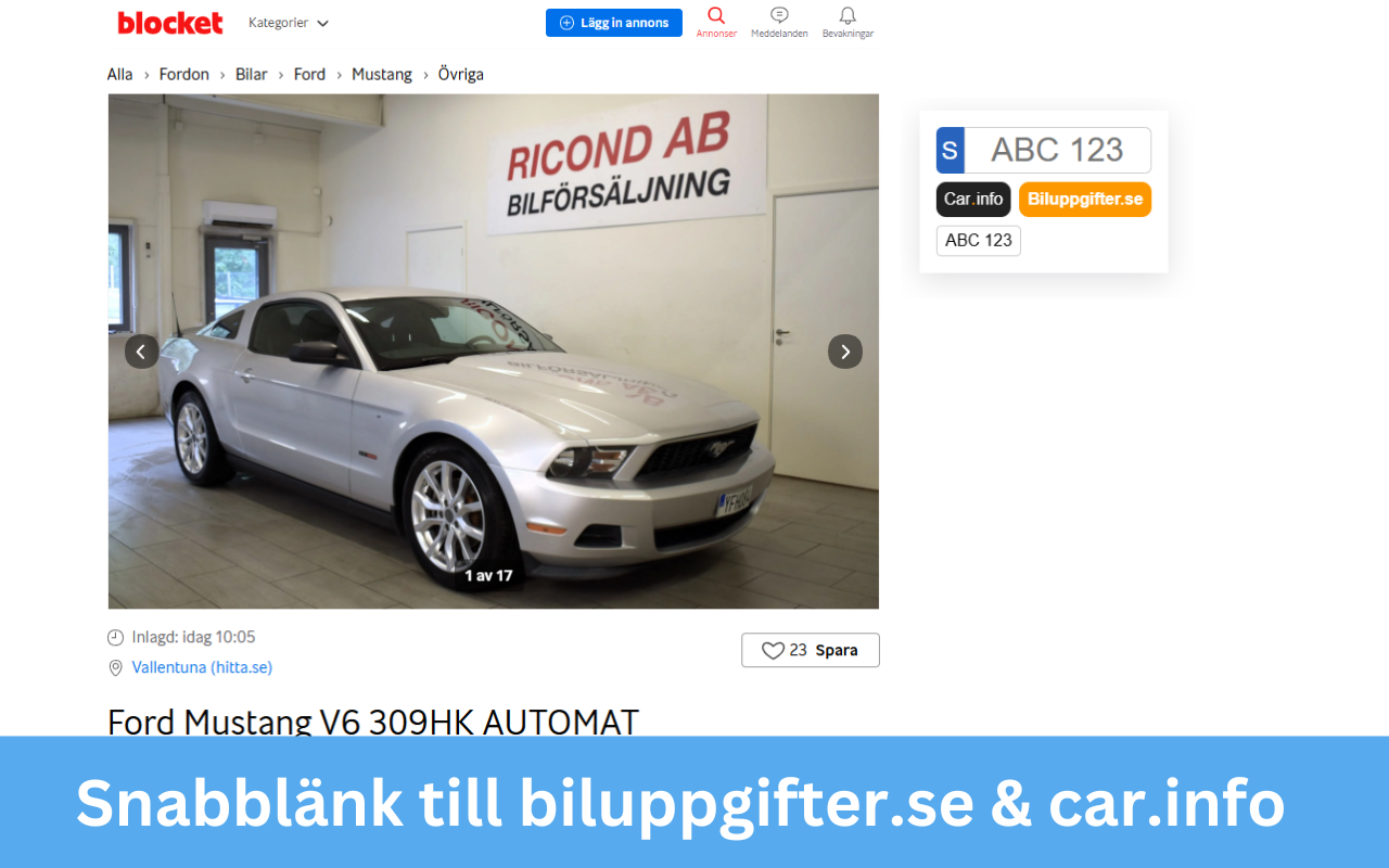 Blocket Bilsök chrome谷歌浏览器插件_扩展第2张截图