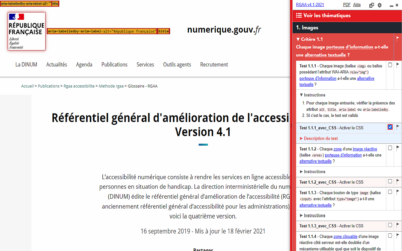 Urbilog Compéthance Assistant RGAA chrome谷歌浏览器插件_扩展第5张截图