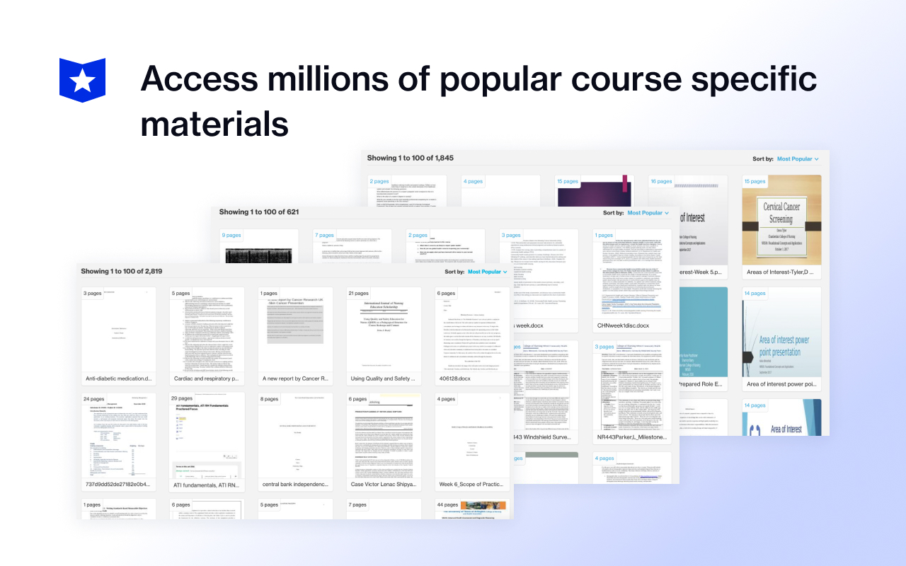 Course Hero: AI Study Assistant chrome谷歌浏览器插件_扩展第1张截图