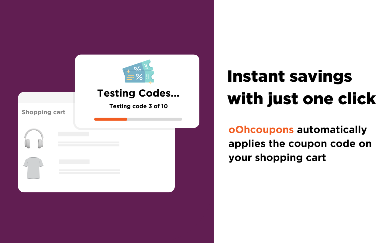 oOhcoupons - Automatic Coupons chrome谷歌浏览器插件_扩展第2张截图