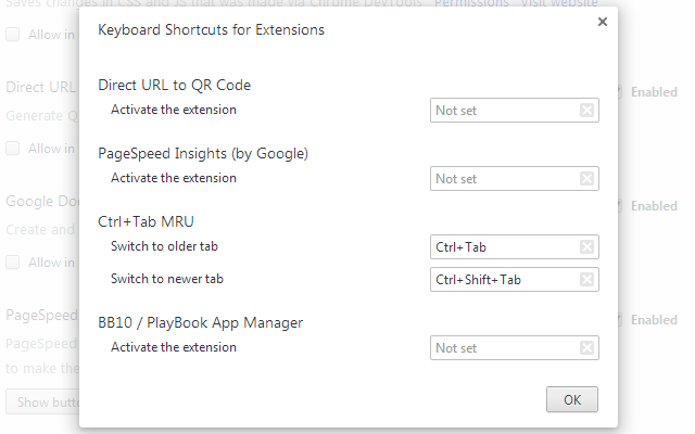 Ctrl+Tab MRU chrome谷歌浏览器插件_扩展第2张截图