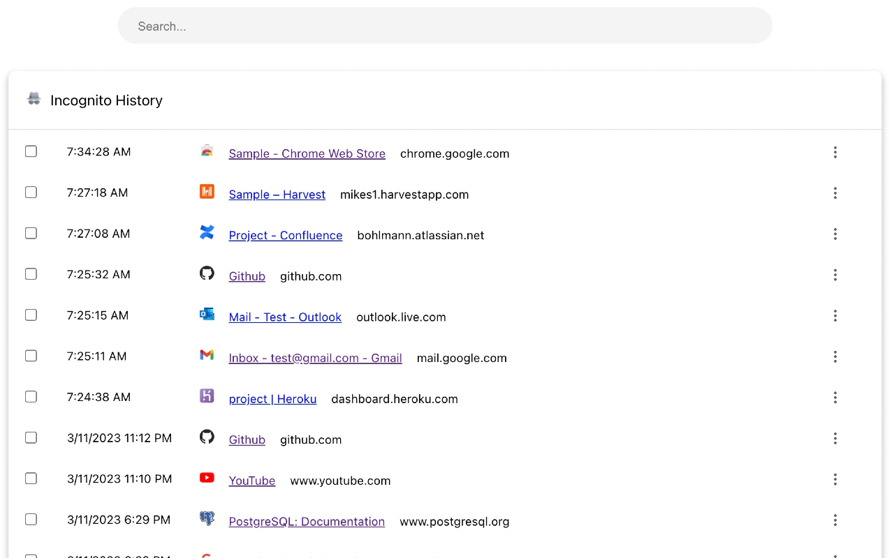 Incognito History chrome谷歌浏览器插件_扩展第2张截图
