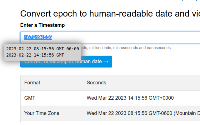 Epoch Converter chrome谷歌浏览器插件_扩展第1张截图