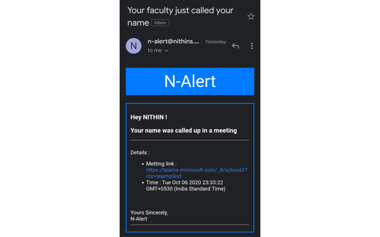 N-Alert chrome谷歌浏览器插件_扩展第1张截图