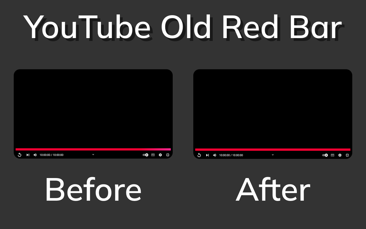 Youtube Red Bar chrome谷歌浏览器插件_扩展第1张截图