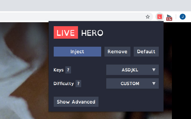 Live Hero chrome谷歌浏览器插件_扩展第2张截图