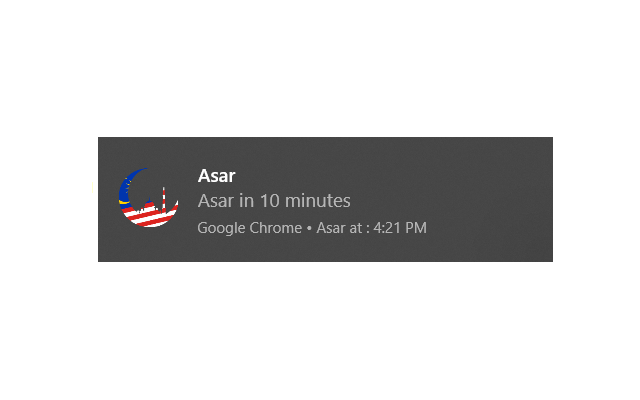 Malaysia Prayer Times chrome谷歌浏览器插件_扩展第2张截图