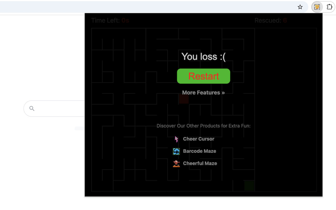 Rescue Maze chrome谷歌浏览器插件_扩展第5张截图