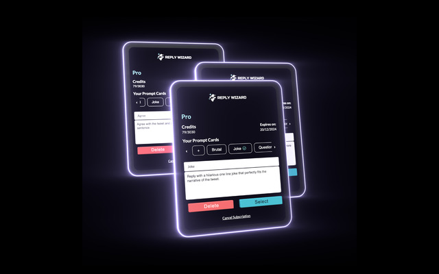 Reply Wizard - Customizable AI Reply Generator for Twitter and LinkedIn chrome谷歌浏览器插件_扩展第4张截图
