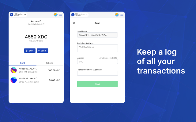XDCPay chrome谷歌浏览器插件_扩展第3张截图