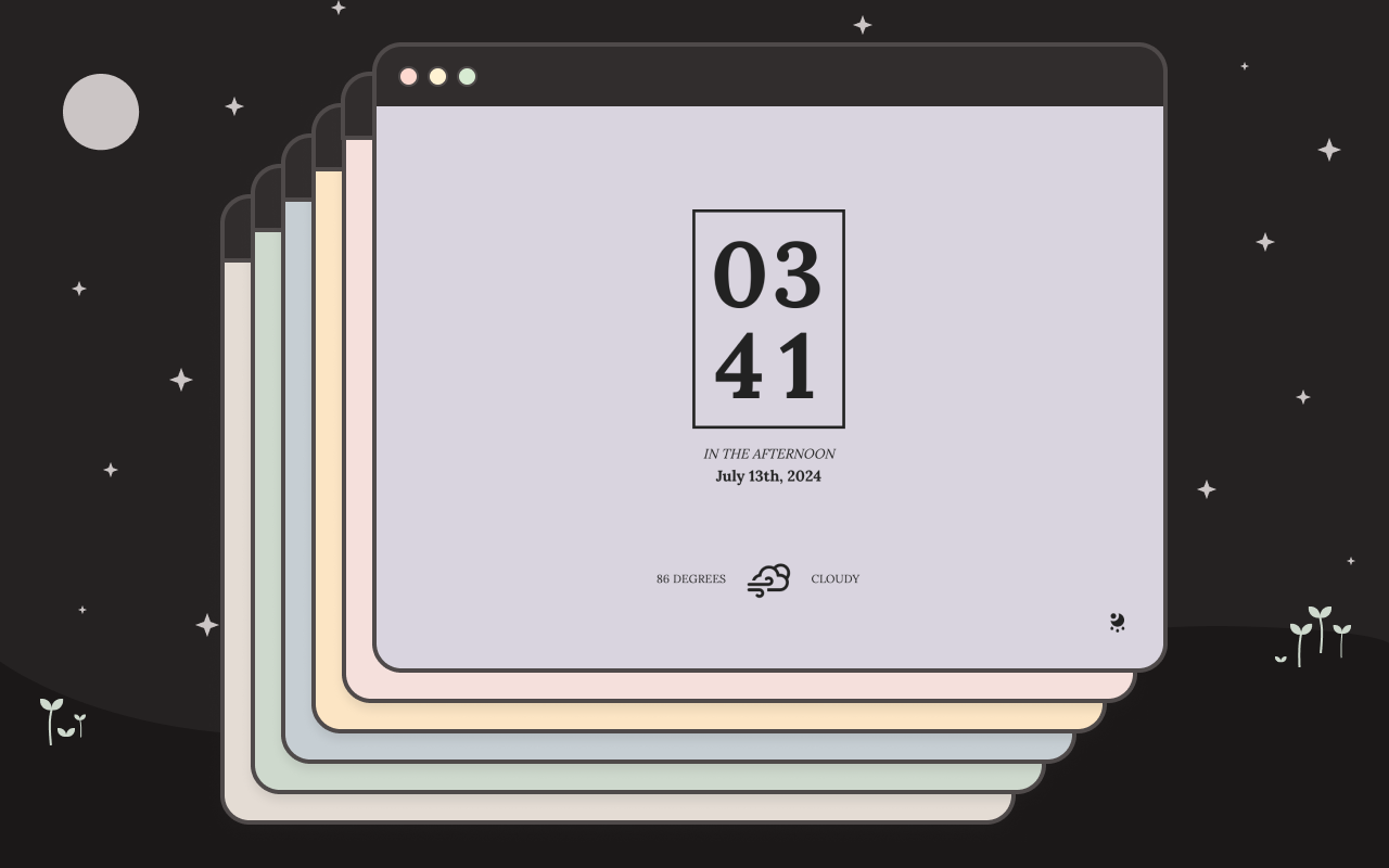 lavender | new tab chrome谷歌浏览器插件_扩展第3张截图