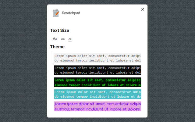 Scratchpad chrome谷歌浏览器插件_扩展第4张截图
