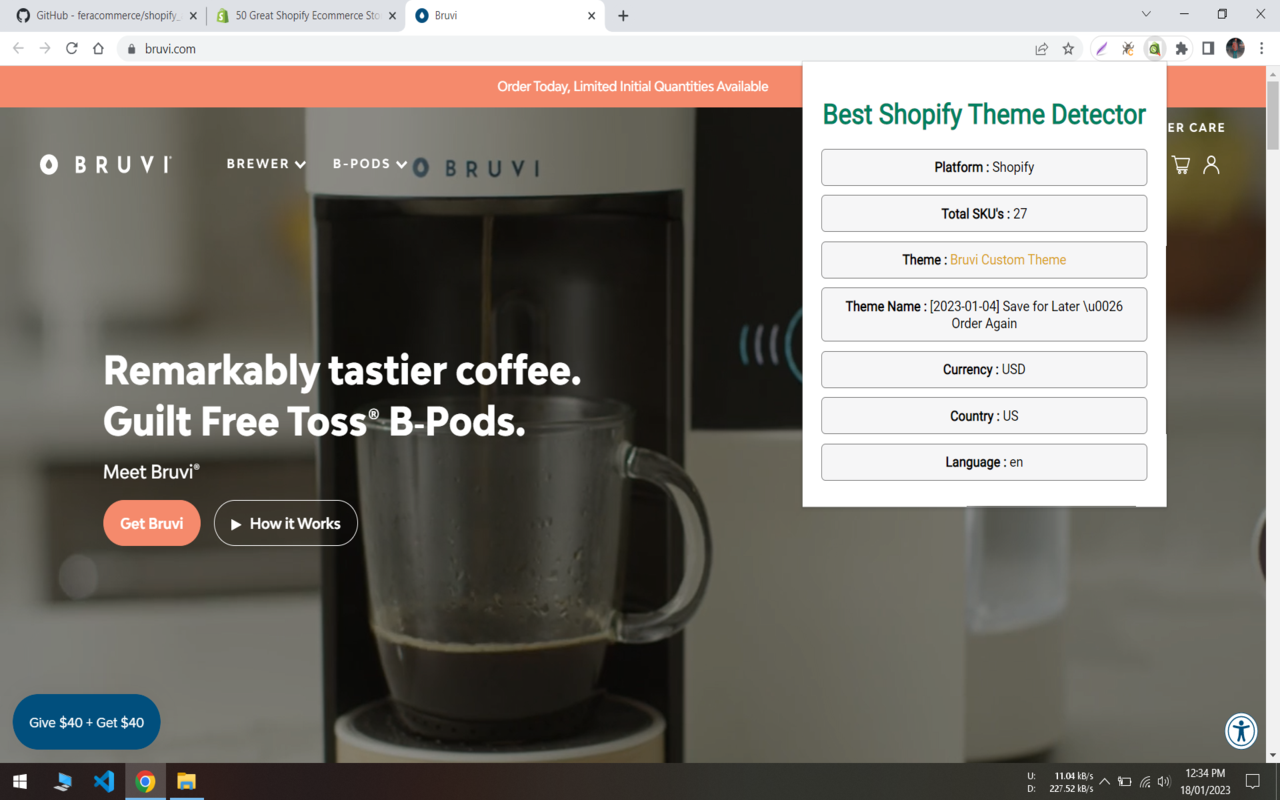 Best Shopify Theme Detector chrome谷歌浏览器插件_扩展第1张截图