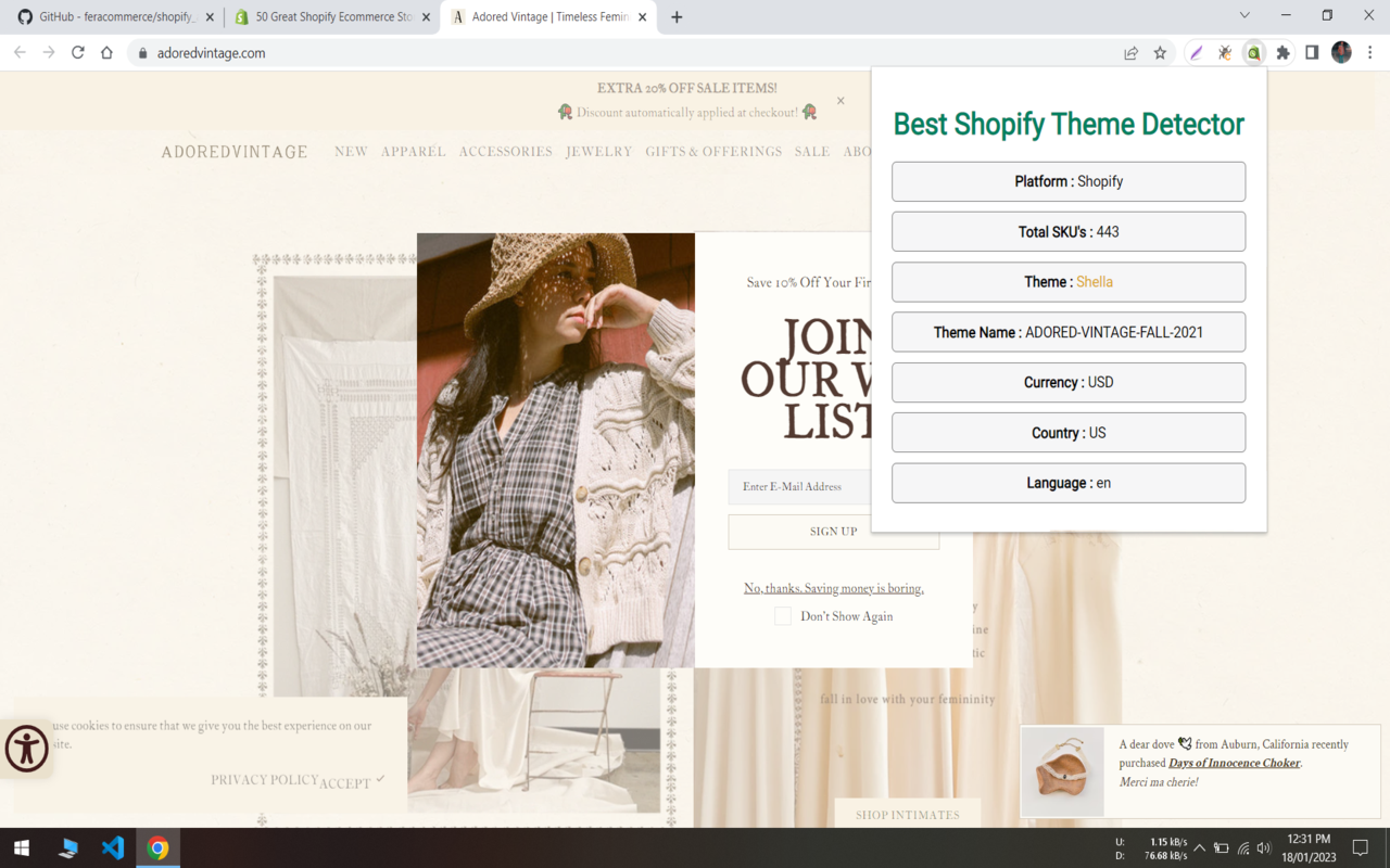 Best Shopify Theme Detector chrome谷歌浏览器插件_扩展第4张截图