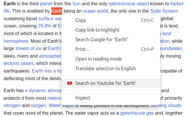 Search on Youtube chrome谷歌浏览器插件_扩展第2张截图
