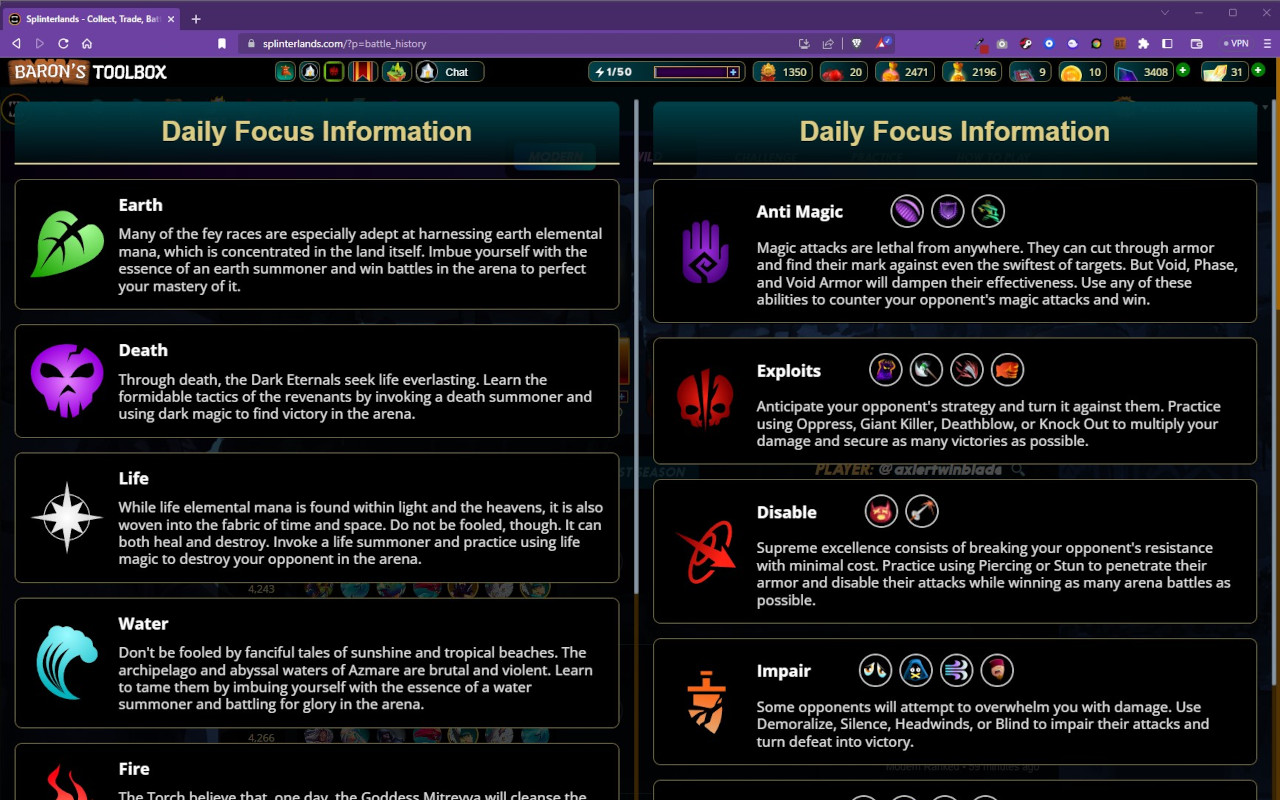 Barons Toolbox - Splinterlands Enhancement chrome谷歌浏览器插件_扩展第1张截图