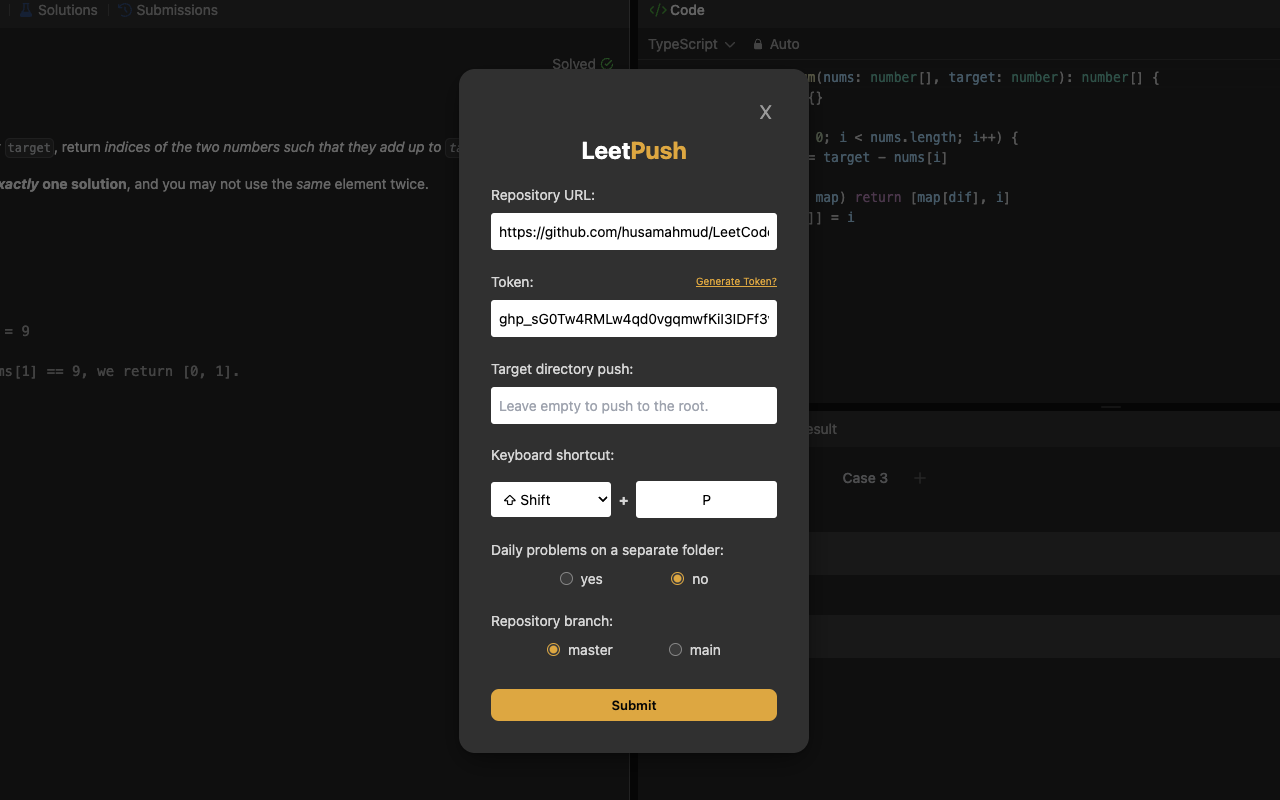 LeetPush chrome谷歌浏览器插件_扩展第2张截图