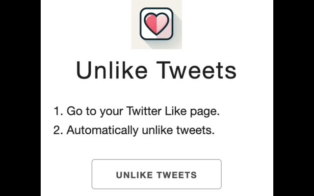 Unlike X Tweets chrome谷歌浏览器插件_扩展第1张截图