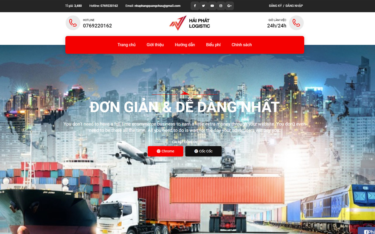 Công Cụ Đặt Hàng Hải Phát Logistics chrome谷歌浏览器插件_扩展第4张截图