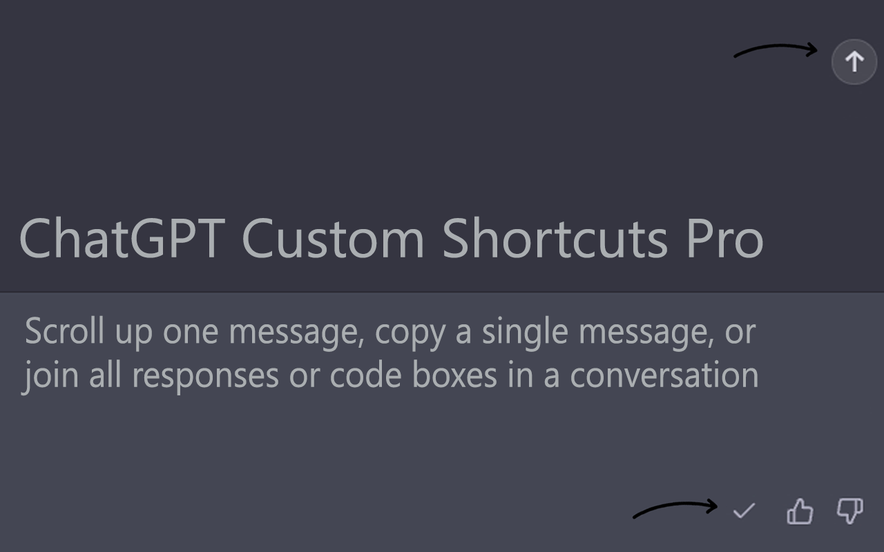 ChatGPT Custom Shortcuts Pro chrome谷歌浏览器插件_扩展第1张截图