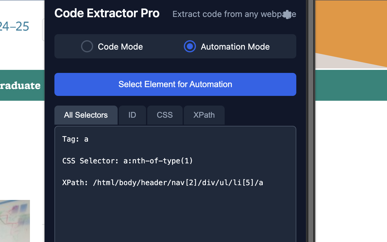 Code Extractor Pro chrome谷歌浏览器插件_扩展第2张截图