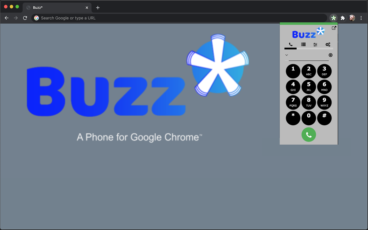 Buzz* - Phone for Google Chrome™ chrome谷歌浏览器插件_扩展第1张截图