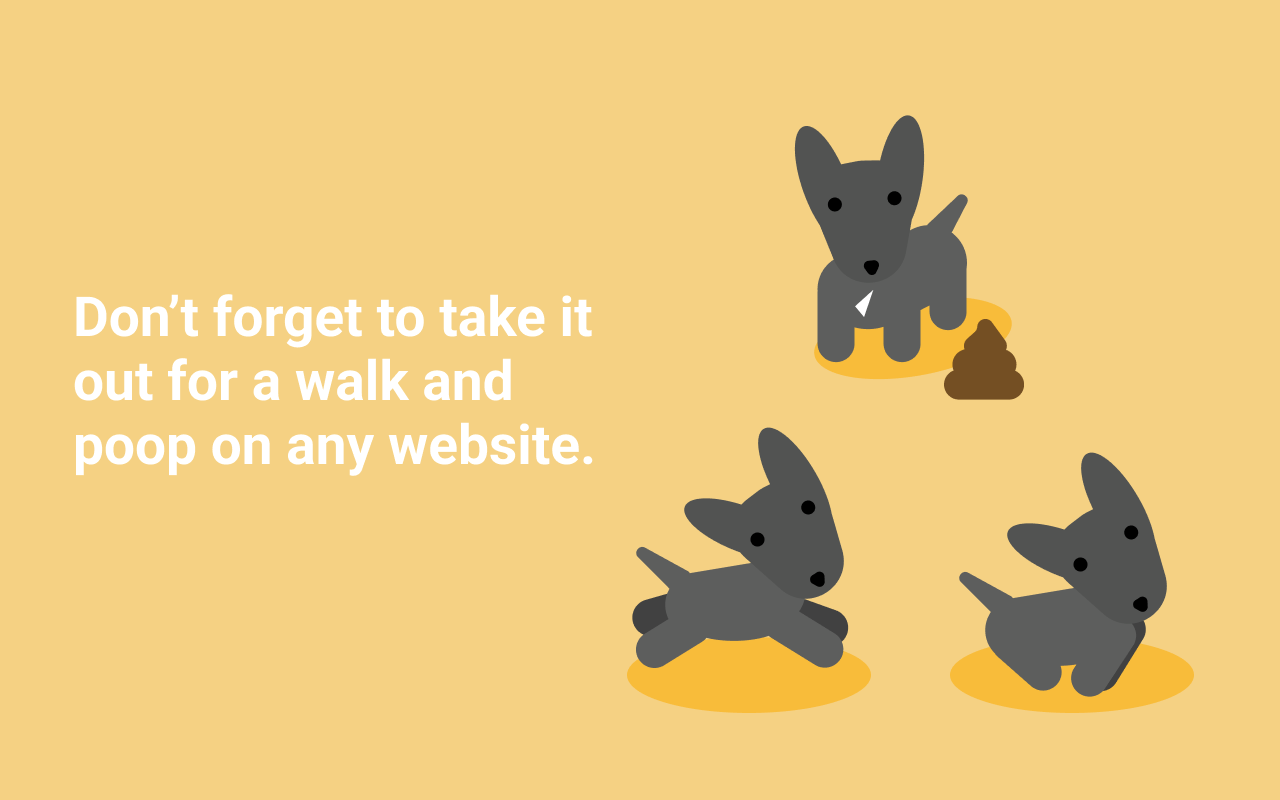 Happy dog - virtual pet for you and friends chrome谷歌浏览器插件_扩展第4张截图