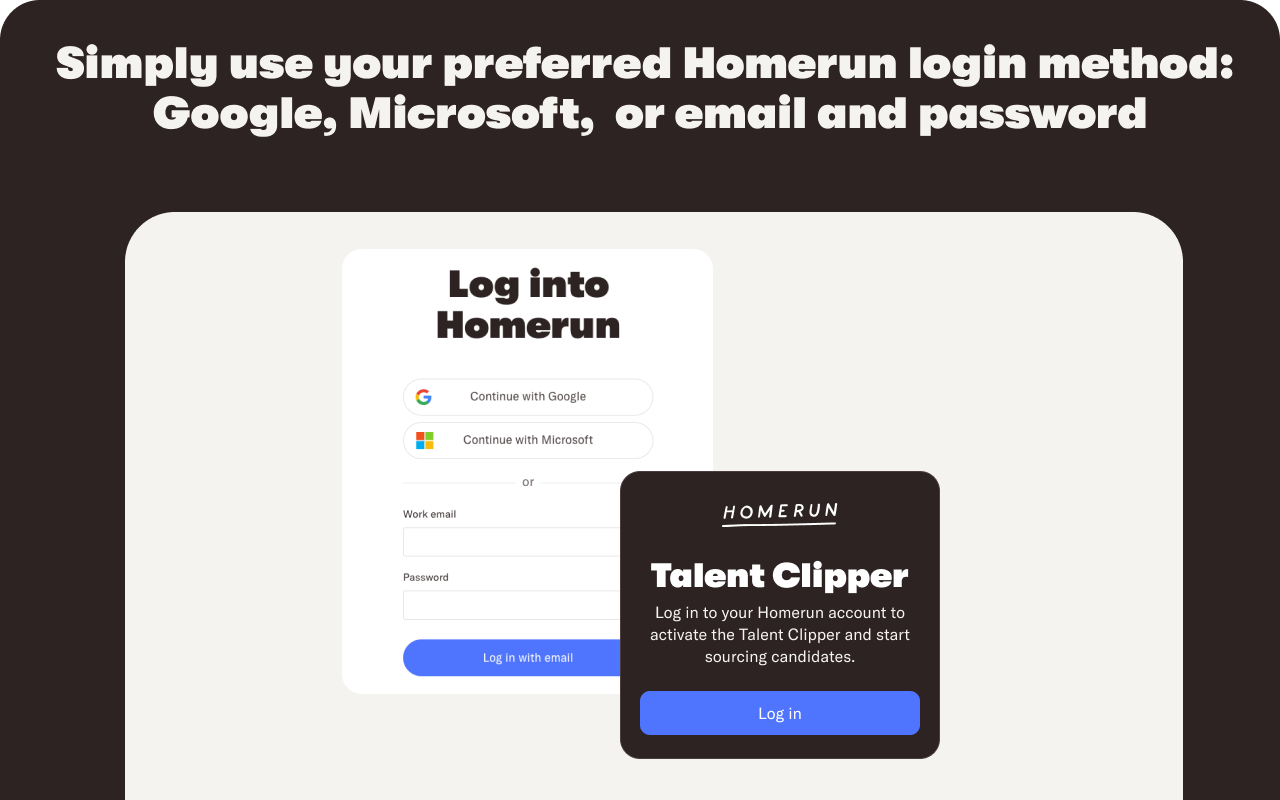 Homerun Talent Clipper chrome谷歌浏览器插件_扩展第1张截图