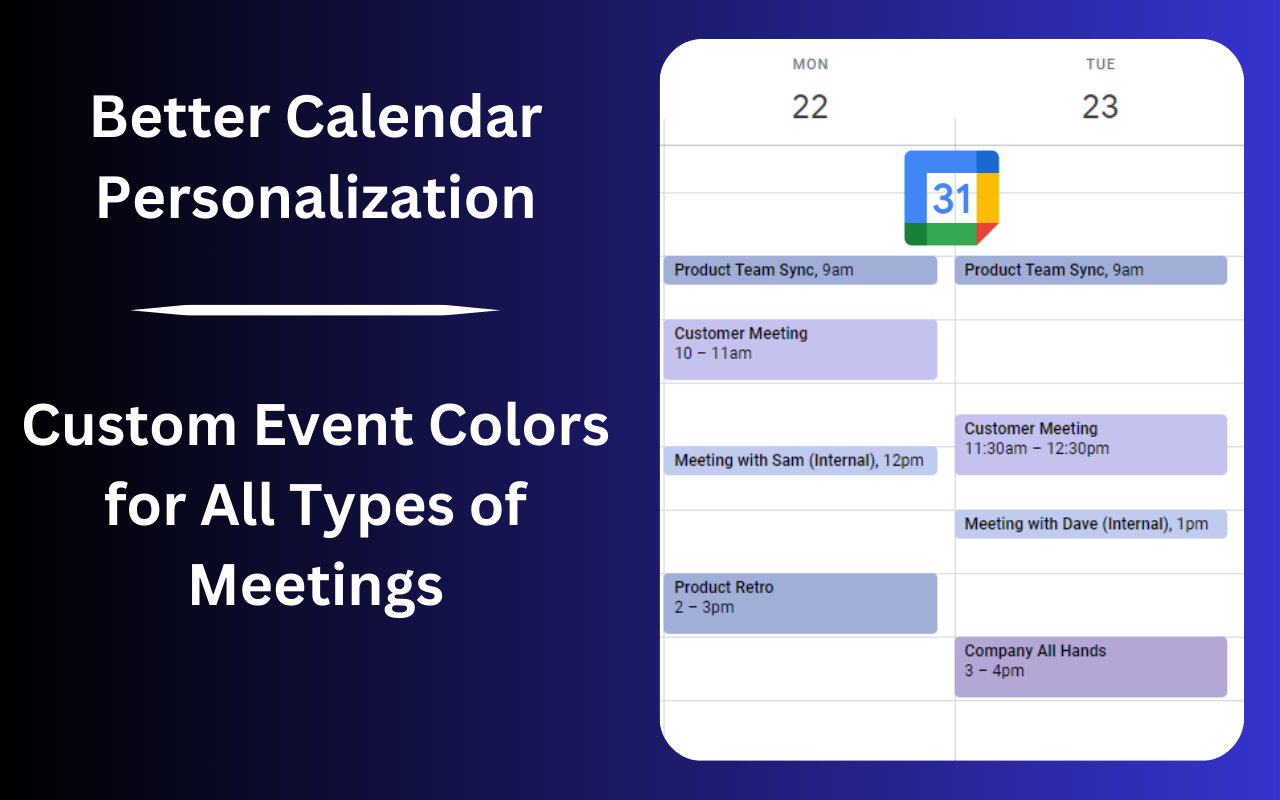 Add More Colors to Calendar chrome谷歌浏览器插件_扩展第2张截图