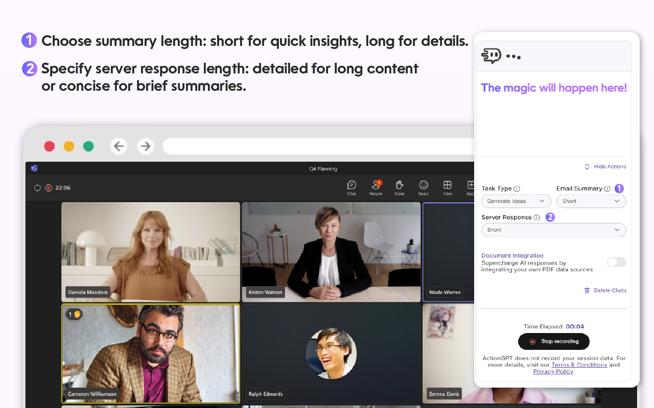 ActionGPT - ChatGPT for Meetings chrome谷歌浏览器插件_扩展第1张截图