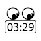 Badge Clock: simple toolbar clock