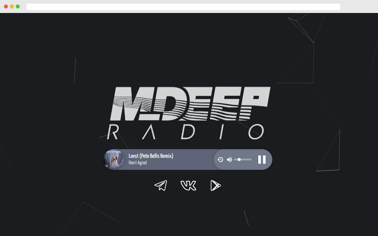 Deep House Online Radio 24/7 chrome谷歌浏览器插件_扩展第1张截图