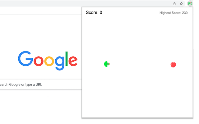 Apple Snake Game chrome谷歌浏览器插件_扩展第1张截图