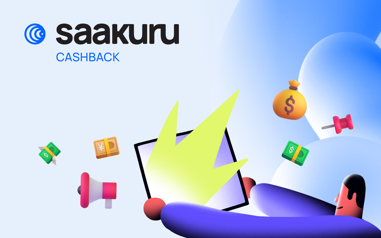 Saakuru Cashback chrome谷歌浏览器插件_扩展第2张截图