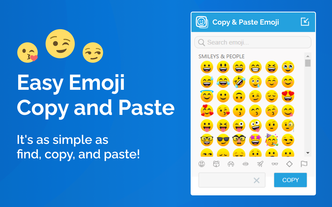 复制和粘贴表情符号 - Copy and Paste Emoji chrome谷歌浏览器插件_扩展第2张截图