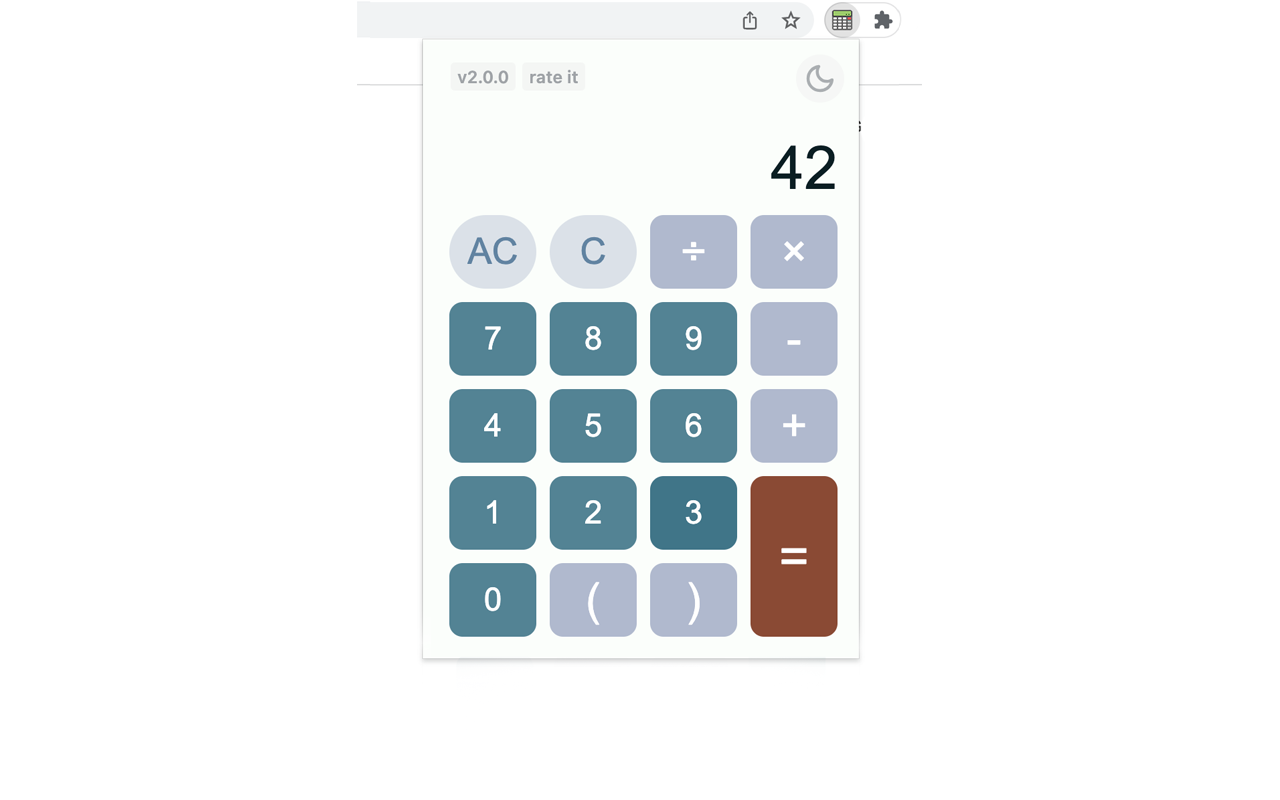 EasyCalc - Simple Calculator chrome谷歌浏览器插件_扩展第1张截图